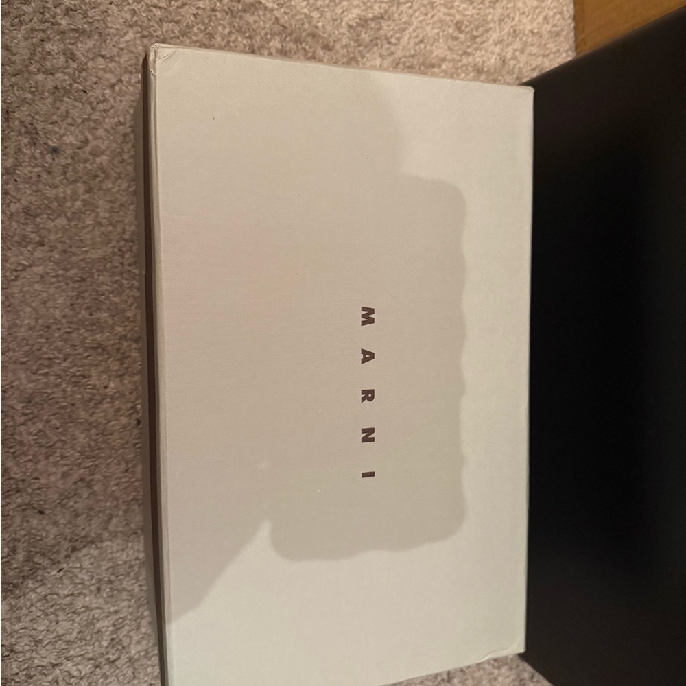 Marni Long Hair Calfskin Fussbett Sabot Mule - Picture 3 of 3